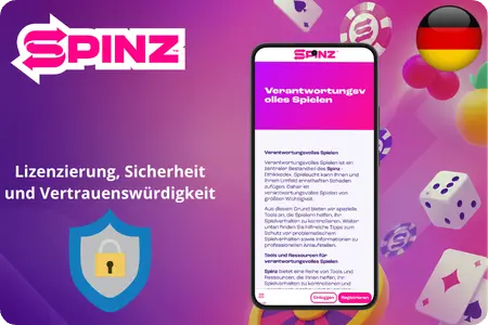Spinz Casino Lizenz, Sicherheit und Werkzeuge für verantwortungsvolles Spielen