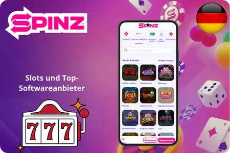 Führende Softwareanbieter und beliebte Spielautomaten Spinz Casino