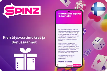 Spinz Casino kierrätysvaatimukset ja bonusehdot Suomen pelaajille